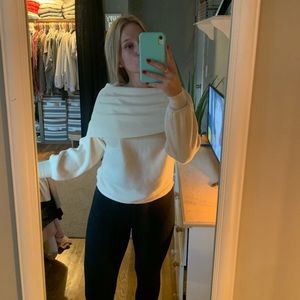 Zara Off-The-Shoulder Sweater